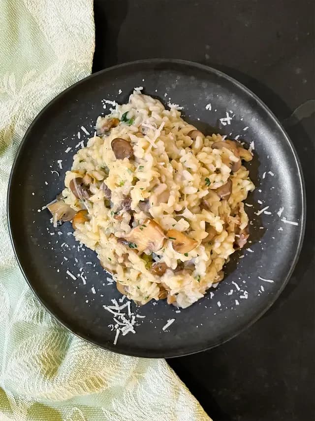 Creamy Mushroom Risotto